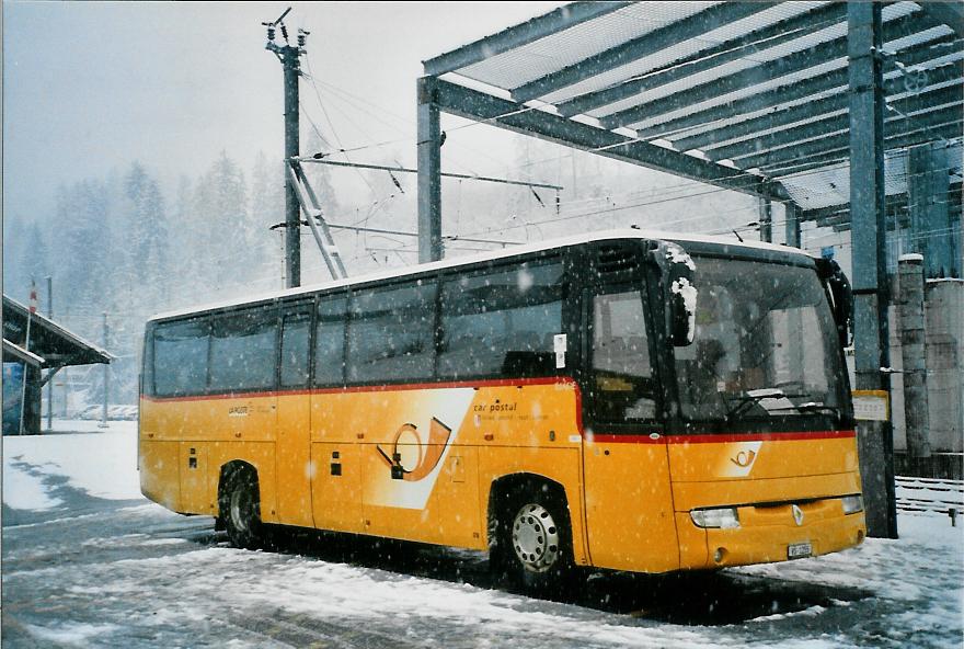 (105'604) - TMR Martigny - VS 1255 - Renault (ex Perrodin-Mtral, Le Chble) am 21. Mrz 2008 beim Bahnhof Le Chble