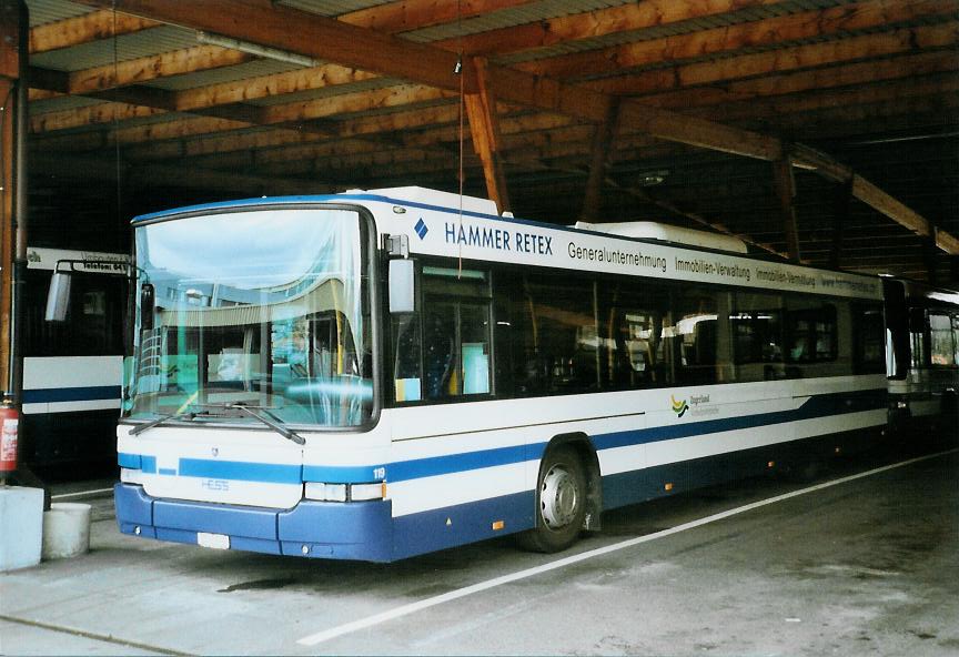 (106'116) - ZVB Zug - Nr. 119/ZG 3379 - Scania/Hess (ex Nr. 19) am 31. Mrz 2008 in Zug, Garage