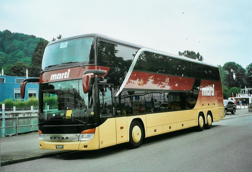 (107'803) - Marti, Kallnach - Nr. 29/BE 572'229 - Setra am 5. Juni 2008 bei der Schifflndte Thun