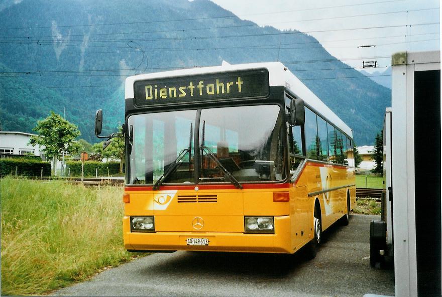 (107'908) - PostAuto Nordwestschweiz - SO 149'613 - Mercedes (ex P 25'515) am 15. Juni 2008 in Interlaken, Garage