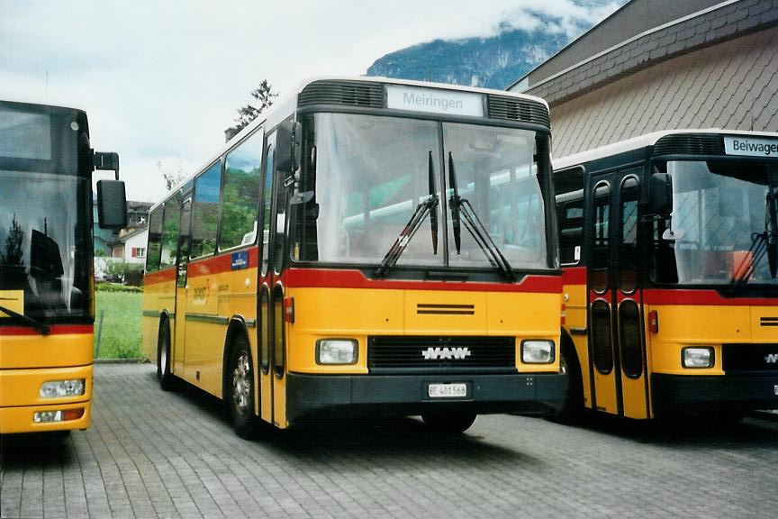 (109'208) - AVG Meiringen - Nr. 68/BE 401'568 - NAW/Hess (ex P 24'454) am 13. Juli 2008 in Meiringen, Garage