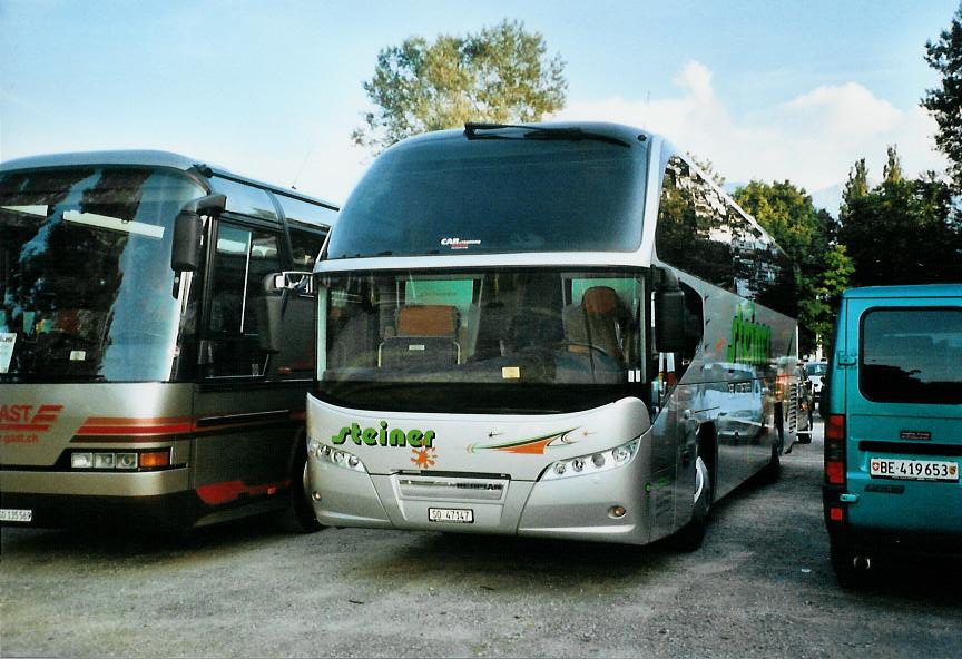 (109'805) - Steiner, Messen - SO 47'147 - Neoplan am 31. Juli 2008 in Thun, Lachenwiese