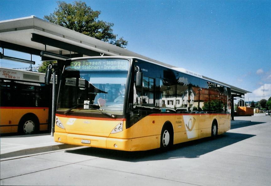 (110'331) - PostAuto Ostschweiz - SG 273'382 - Van Hool am 16. August 2008 beim Bahnhof Uznach