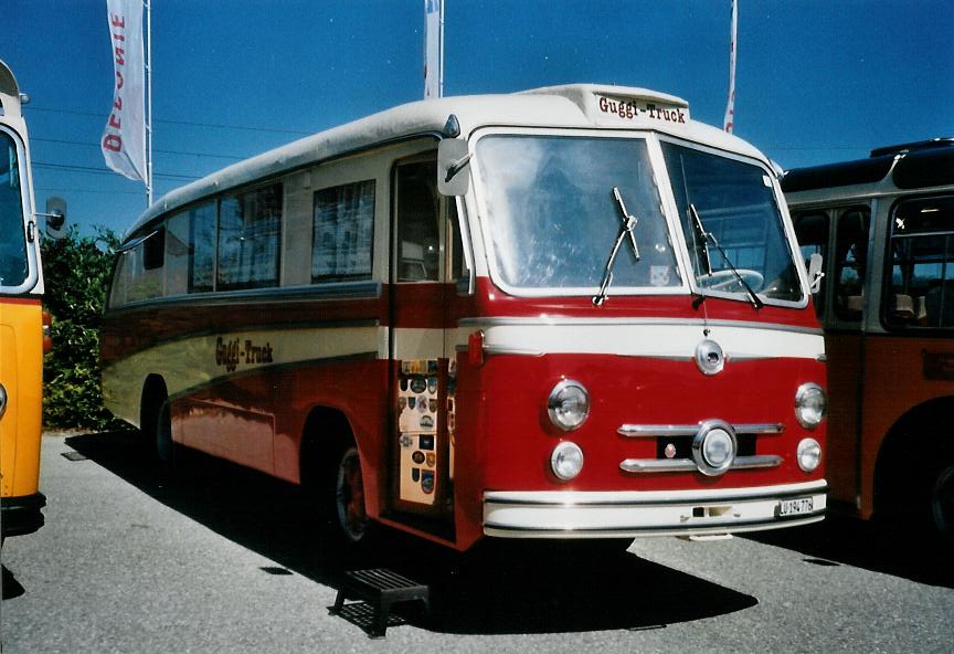 (110'709) - Guggenbhl, Eschenbach - LU 194'776 - Berna/R&J (ex VB Biel Nr. 110; ex VB Biel Nr. 10) am 30. August 2008 in Niederbipp, Saurertreffen