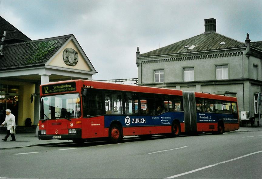 (110'835) - SWK Konstanz - Nr. 30/KN-C 1130 - Mercedes am 15. September 2008 beim Bahnhof Konstanz