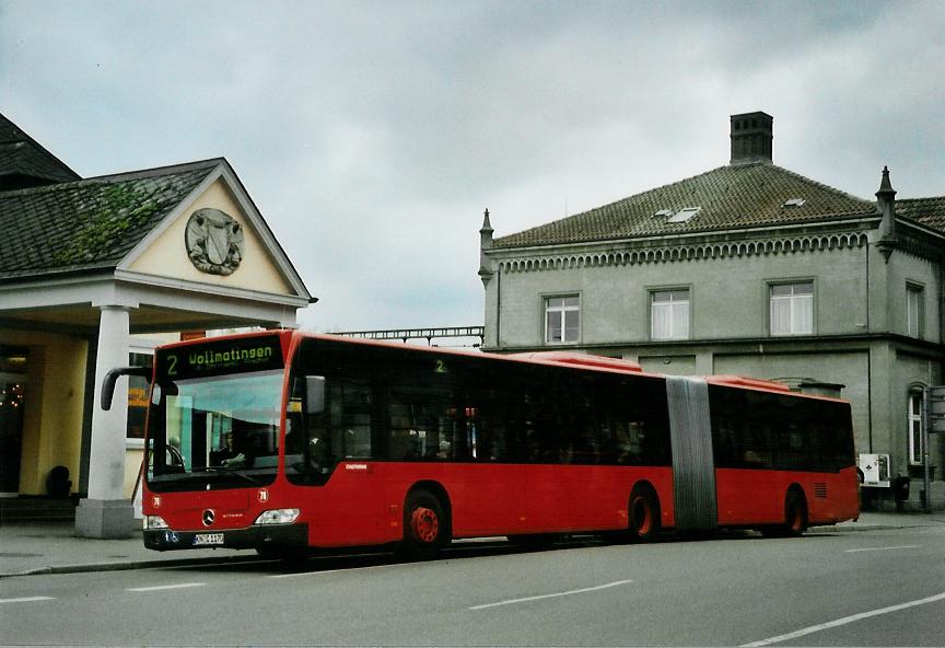 (110'902) - SWK Konstanz - Nr. 70/KN-C 1170 - Mercedes am 15. September 2008 beim Bahnhof Konstanz