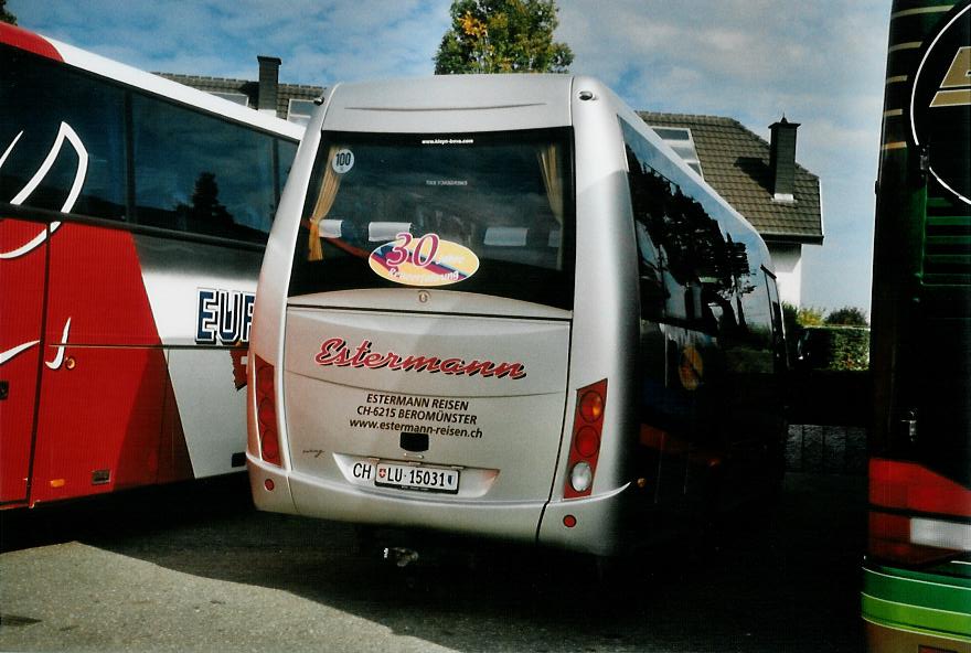 (111'322) - Aus der Schweiz: Estermann, Beromnster - LU 15'031 - Iveco/Indcar am 29. September 2008 in Rust, Europapark