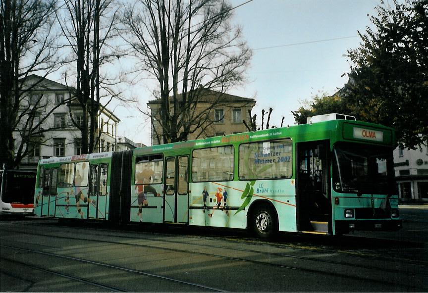 (111'533) - VBSG St. Gallen - Nr. 248/SG 198'248 - NAW/Hess am 13. Oktober 2008 beim Bahnhof St. Gallen