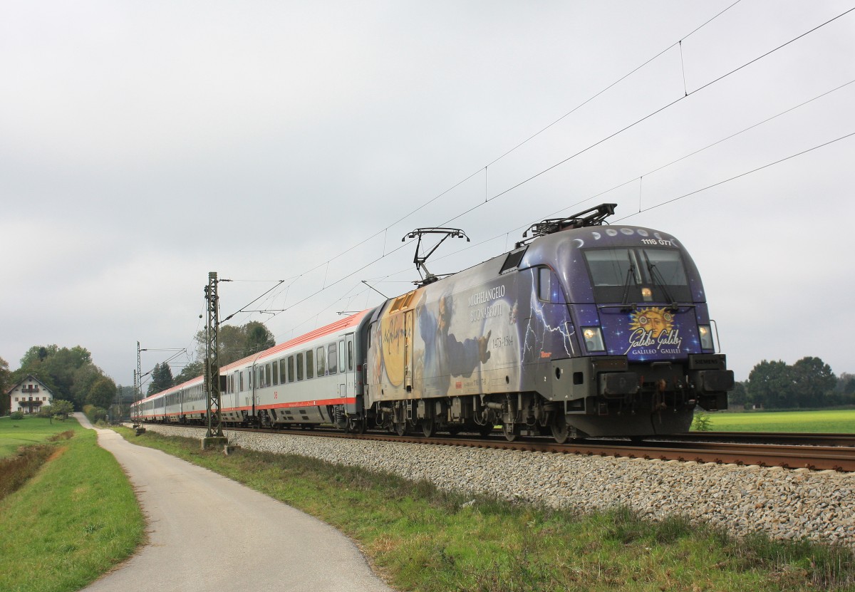 1116 077 am 3. Oktober 2014 bei Übersee am Chiemsee.