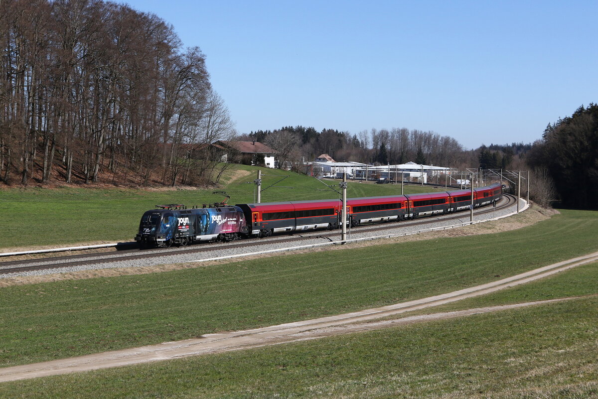 1116 208  JOYN  aus Salzburg kommend am 19. Mrz 2025 bei Axdorf im Chiemgau.