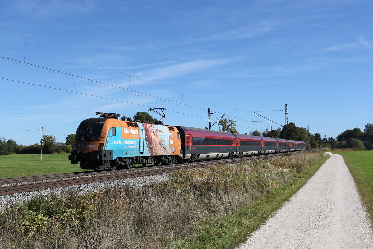 1116 229  Steinbach  war am 20. Oktober 2021 bei bersee auf dem Weg nach Mnchen.