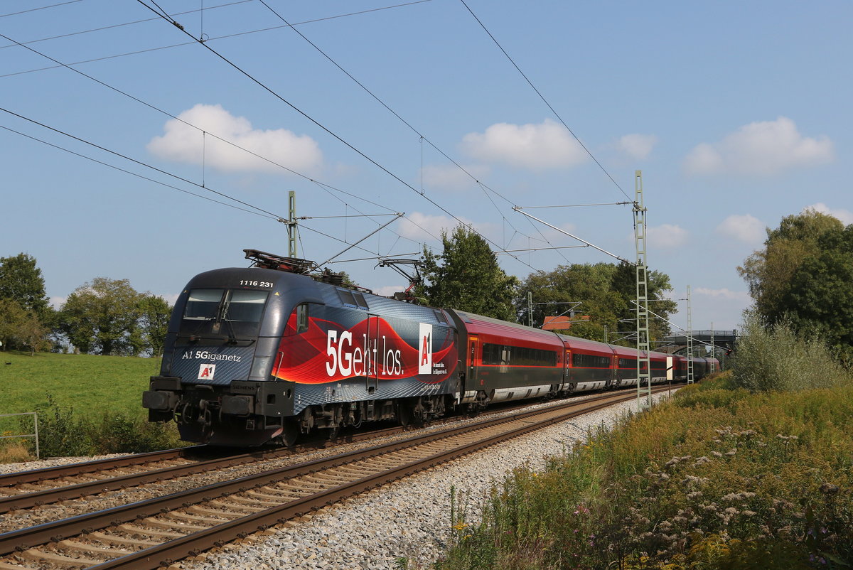 1116 231  5Geht los  war am 21. September 2020 bei bersee am Chiemsee nach Mnchen unterwegs.