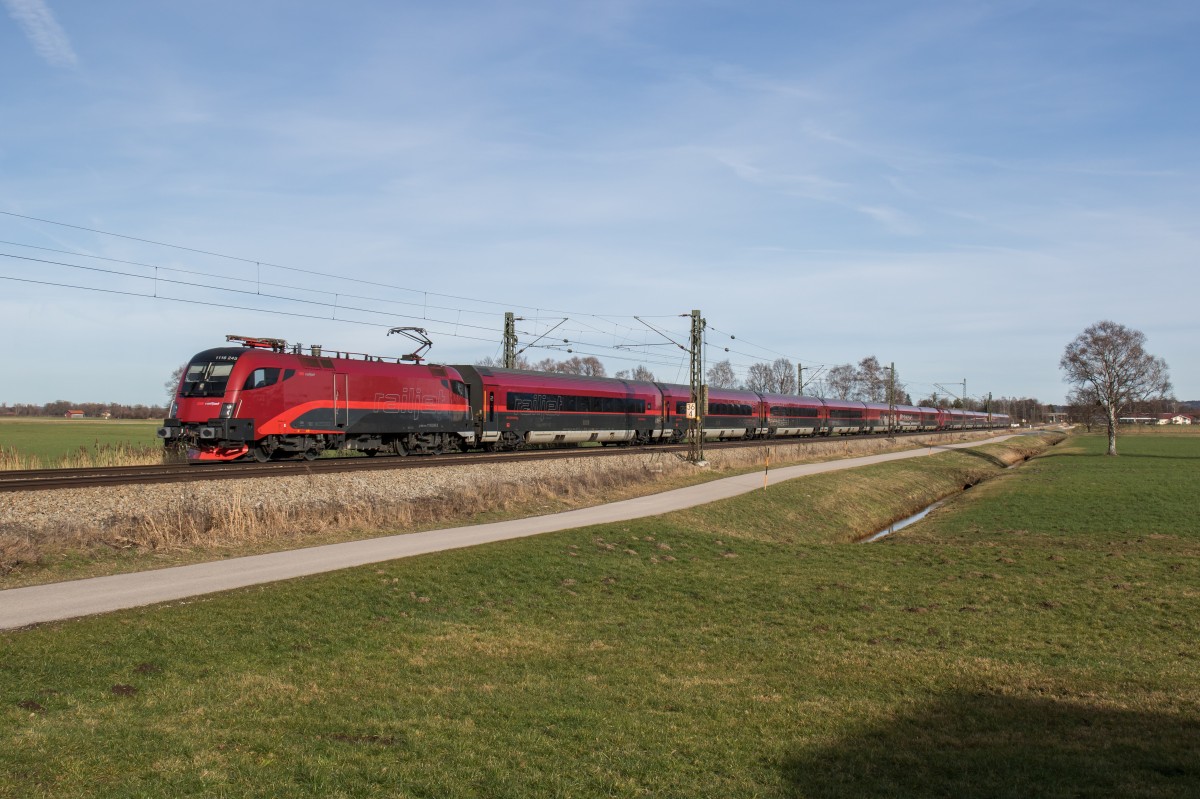 1116 245-2 am 5. Februar 2016 bei bersee am Chiemsee.