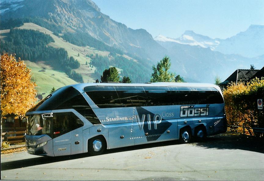 (111'705) - Gssi, Horw - LU 204'205 - Neoplan am 19. Oktober 2008 in Adelboden, Landstrasse