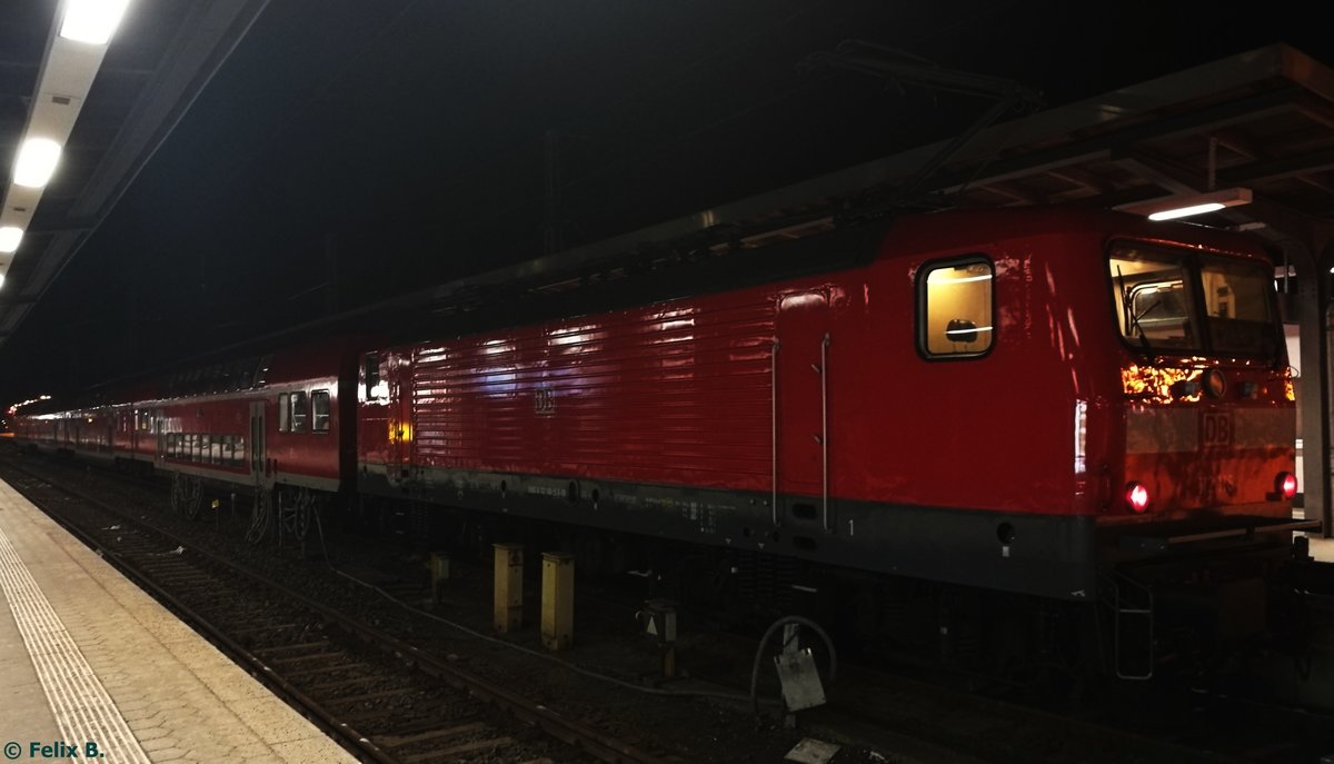 112 118 in Stralsund am Hauptbahnhof.