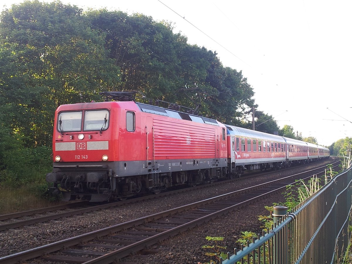 112 143 in der Nähe von Flensburg.