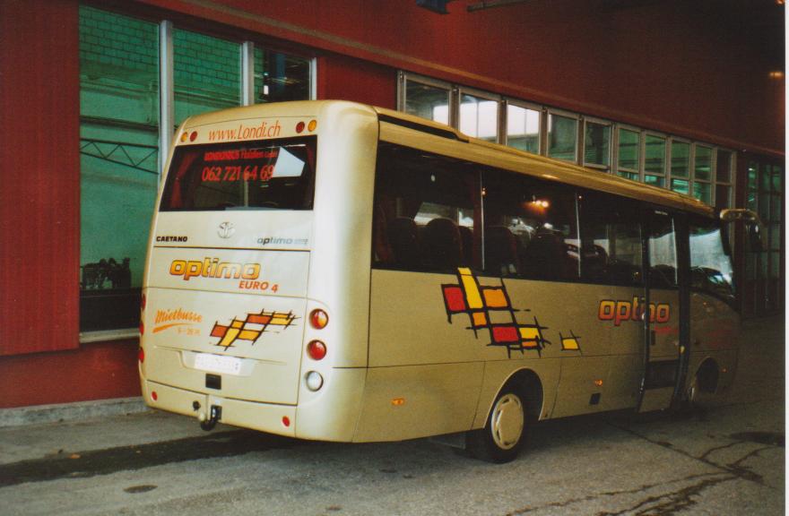 (112'208) - Londonbus, Holziken - AG 376'833 - Toyota/Caetano am 22. November 2008 in Langenthal, Calag