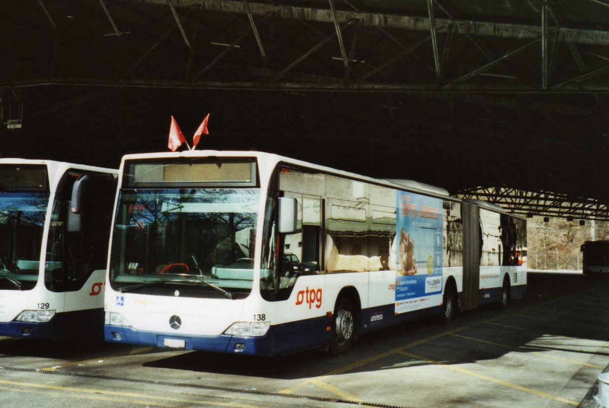 (114'913) - TPG Genve - Nr. 138/GE 960'522 - Mercedes am 8. Mrz 2009 in Genve, Dpt