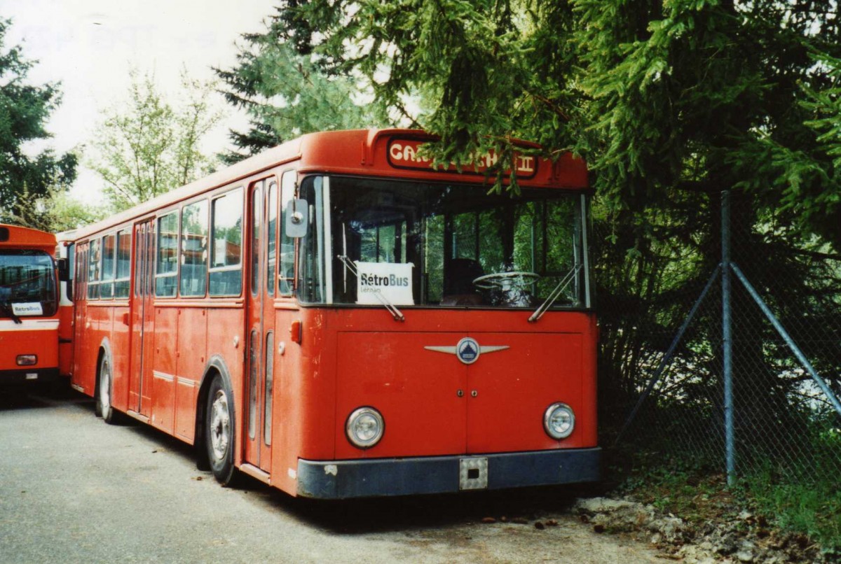 (116'135) - Car Touche, Genve (Rtrobus) - Nr. 2 - Saurer/Lauber-Hess-R&J (ex TPG Genve Nr. 60; ex TPG Genve Nr. 422) am 25. April 2009 in Bressonnaz, Rtrobus