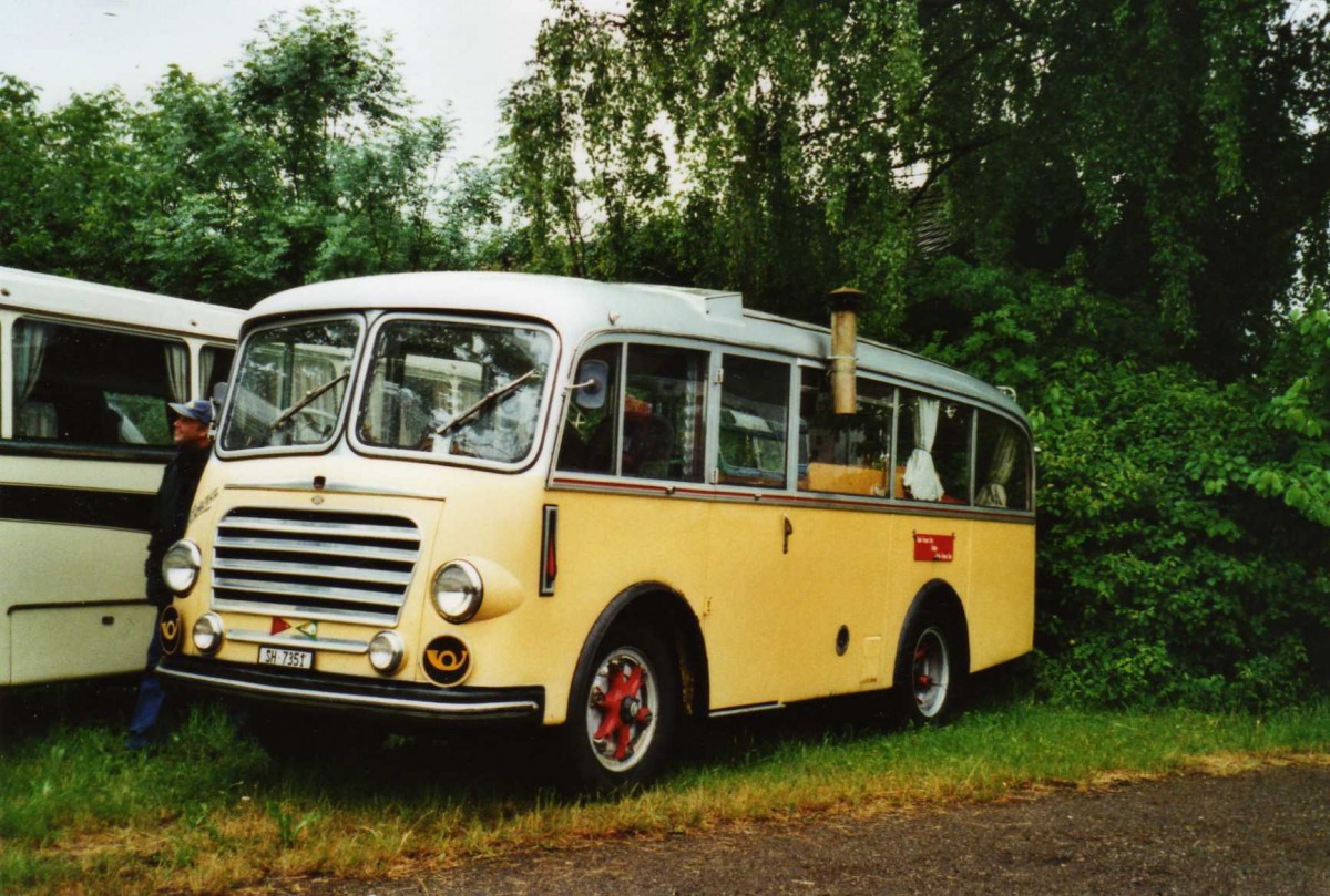 (117'120) - Wehrli, Thayngen - SH 7351 - Berna/BBO (ex Rellstab, Diessenhofen; ex Galeppi, Dalpe) am 6. Juni 2009 in Thayngen, Saurertreffen