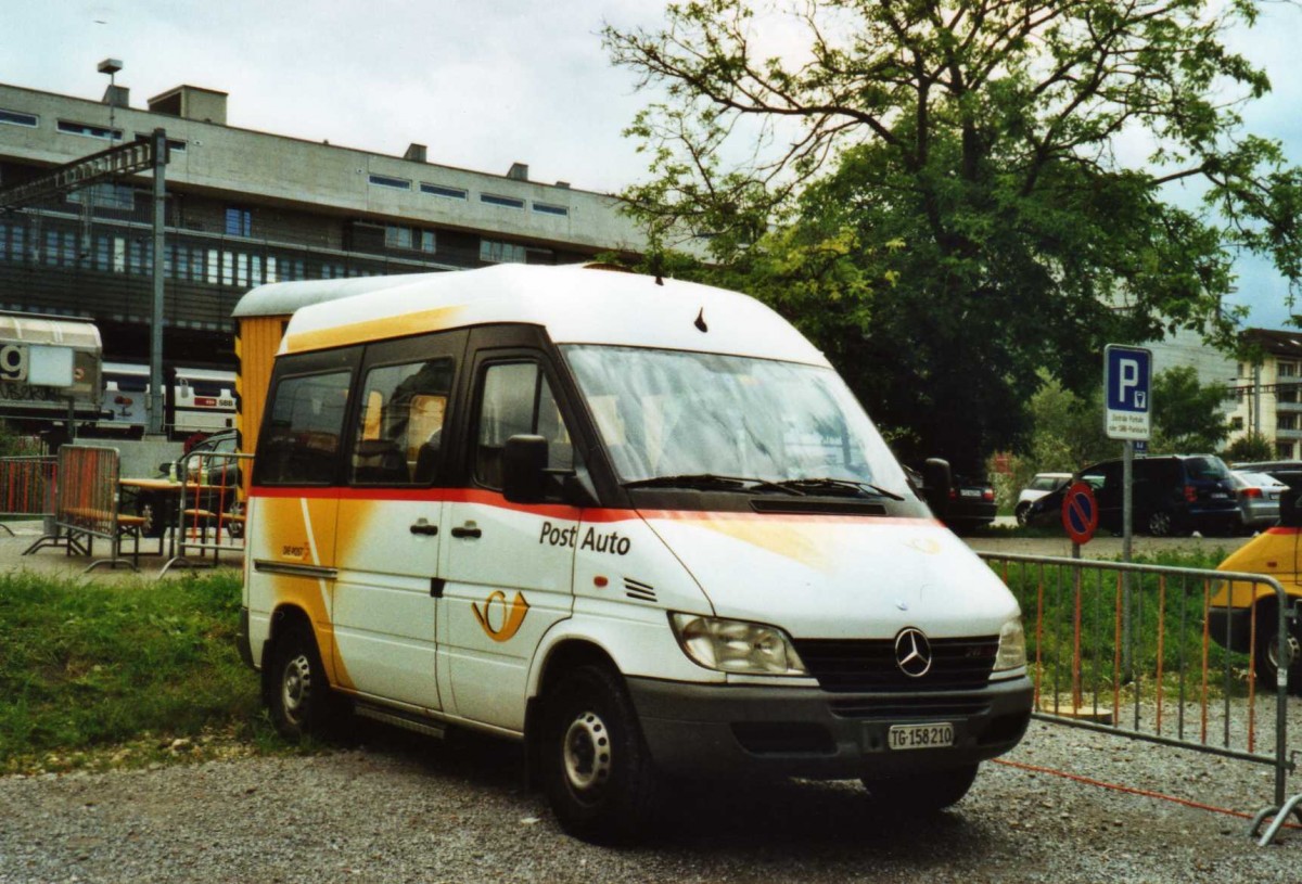 (118'922) - PostAuto Ostschweiz - TG 158'210 - Mercedes am 10. Juli 2009 in Frauenfeld, Open-Air