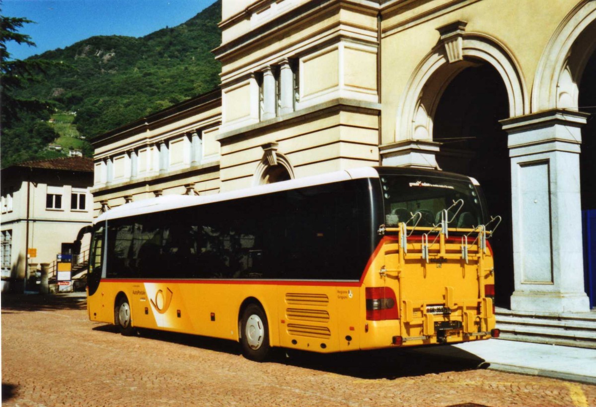 (119'316) - Mutti, San Bernardino - GR 35'375 - MAN am 26. Juli 2009 beim Bahnhof Bellinzona