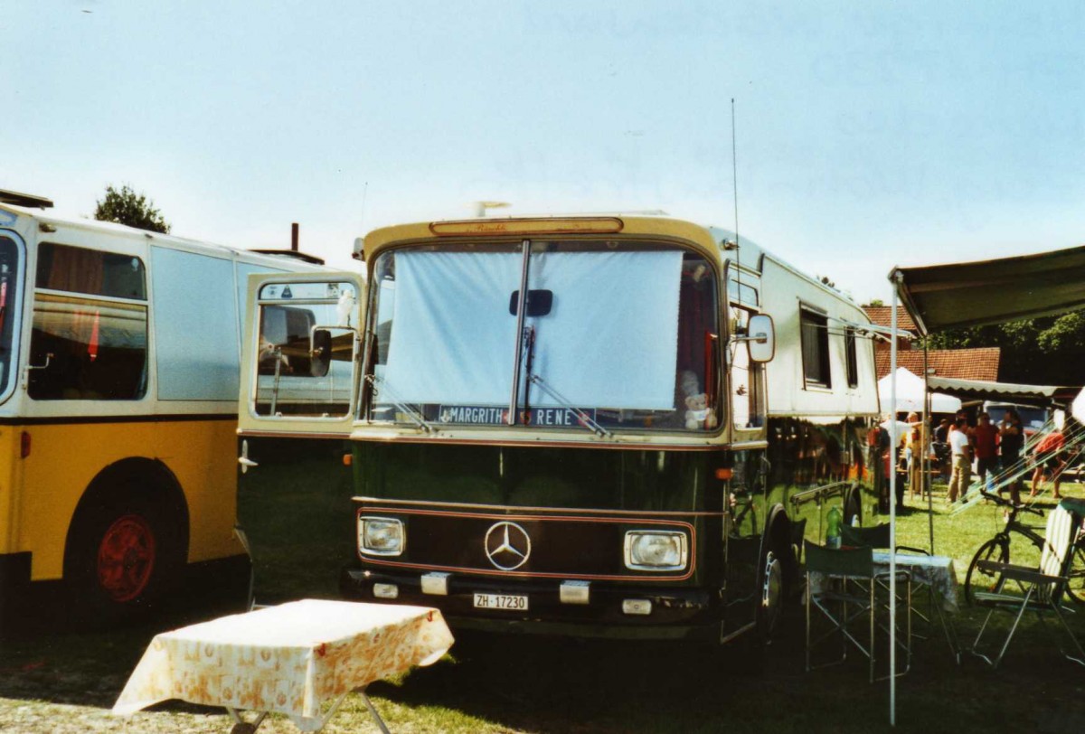 (119'824) - Heiniger, Wdenswil - ZH 17'230 - Mercedes/Vetter-R&J (ex Gut, Stans) am 15. August 2009 in Zug, Wohnbustreffen