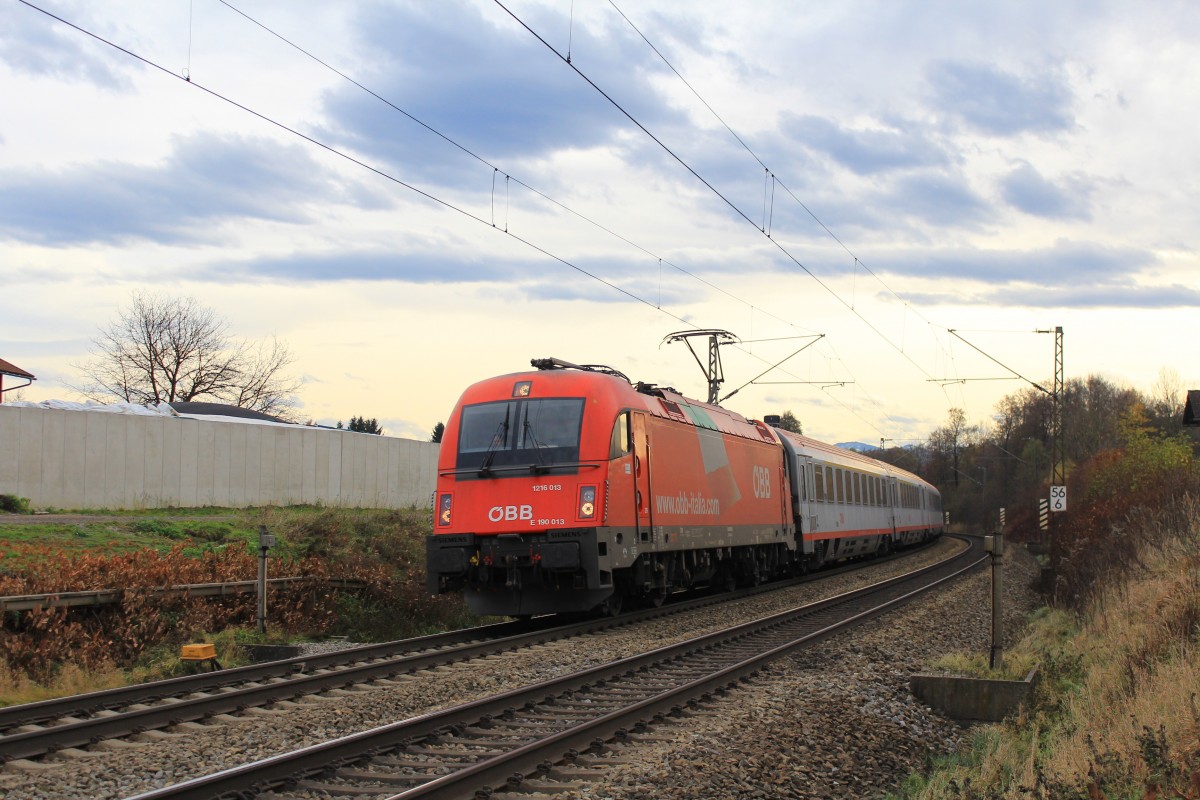 1216 013-3 am 10. November 2012 bei Vogl.