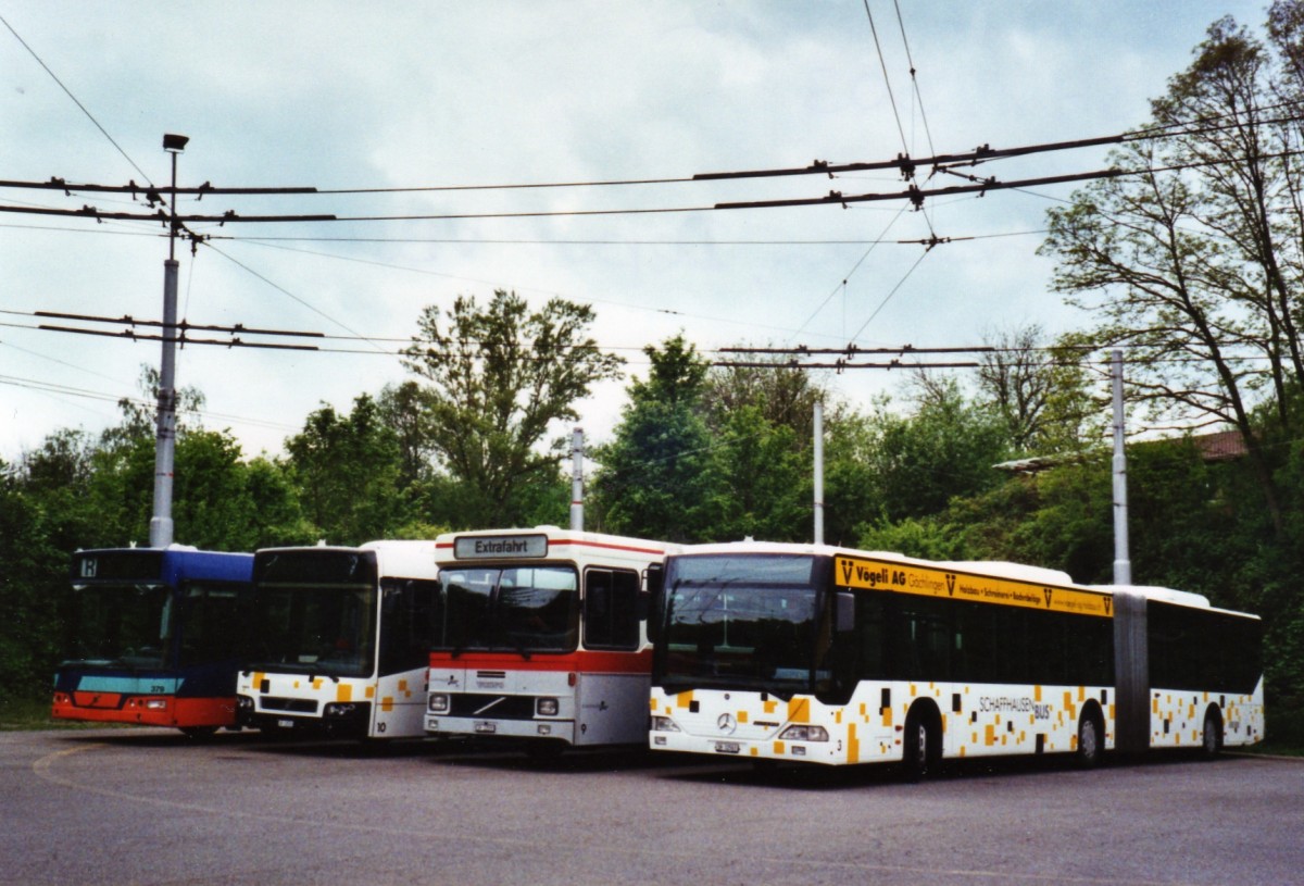 (126'302) - SB Schaffhausen - Nr. 3/BE 12'503 - Mercedes am 16. Mai 2010 in Schaffhausen, Busdepot VBSH