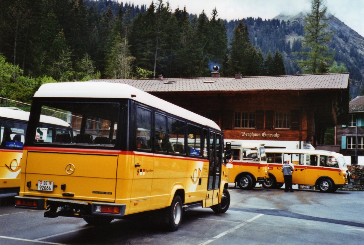 (126'719) - PostAuto Bern - BE 92'064 - Mercedes/Kusters (ex Portenier, Adelboden Nr. 5) am 29. Mai 2010 auf der Griesalp