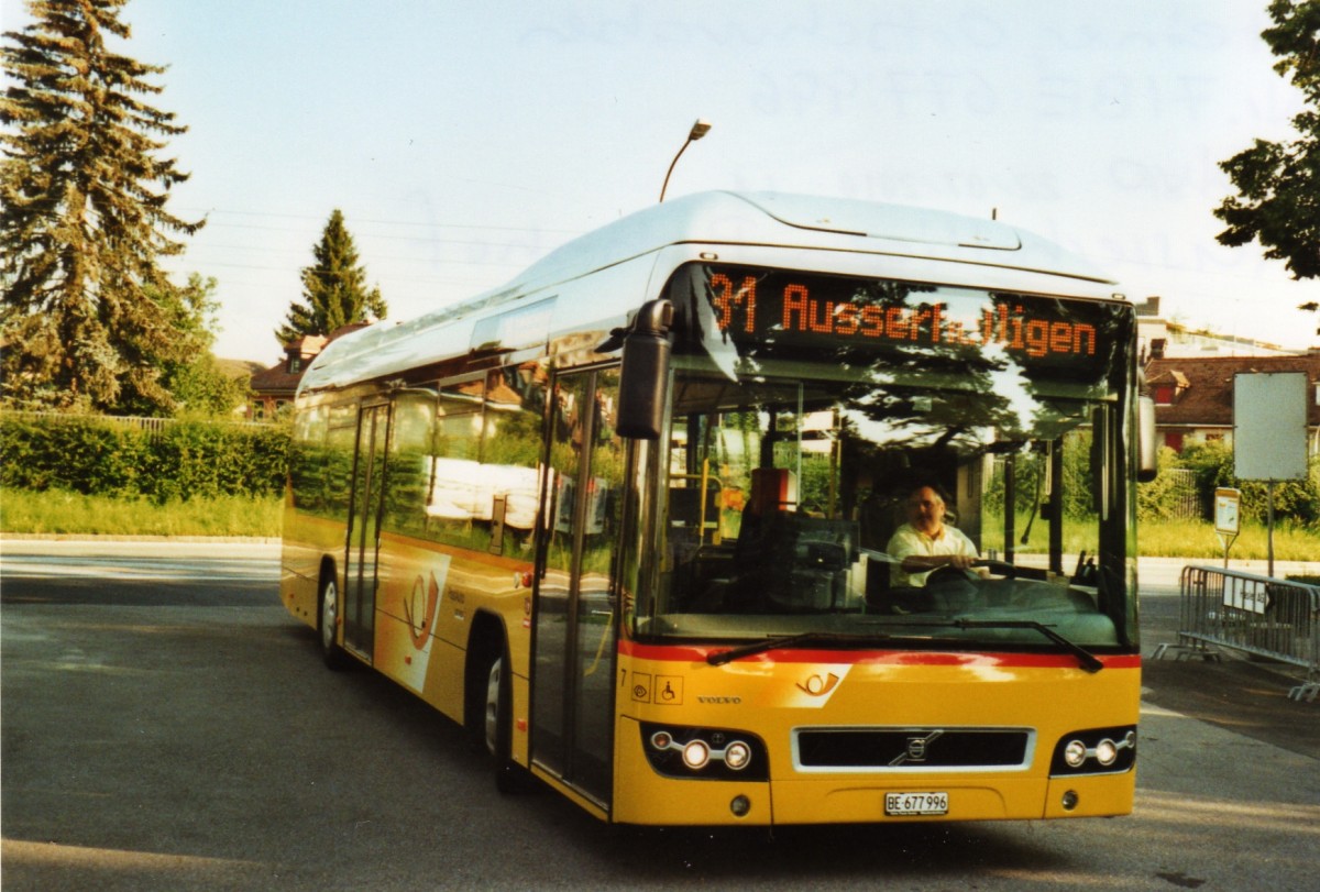 (127'404) - Steiner, Ortschwaben - Nr. 7/BE 677'996 - Volvo am 28. Juni 2010 beim Bahnhof Ausserholligen