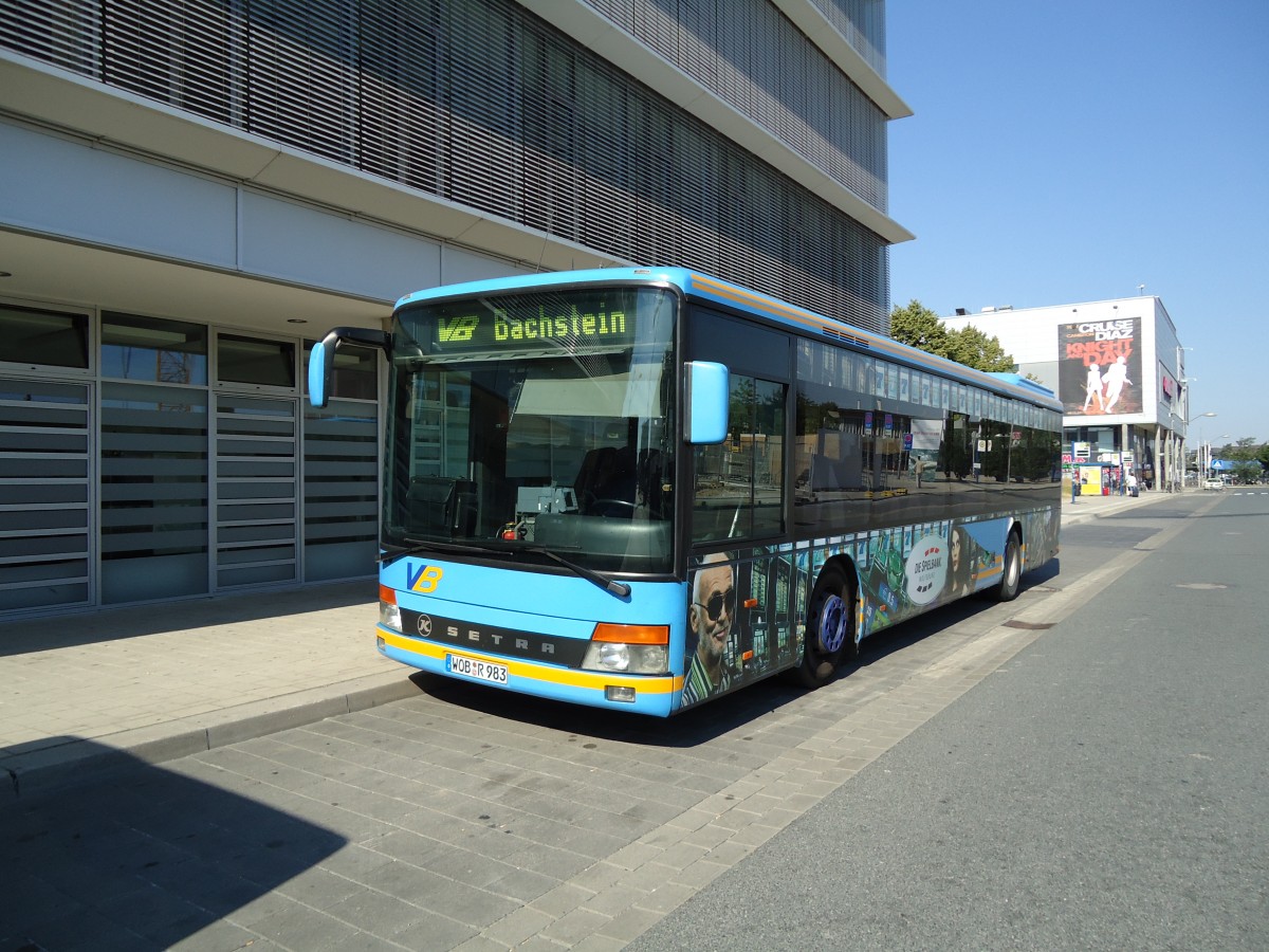 (127'793) - VB Bachstein, Wolfsburg - Nr. 83/WOB-R 983 - Setra am 9. Juli 2010 beim Hauptbahnhof Wolfsburg