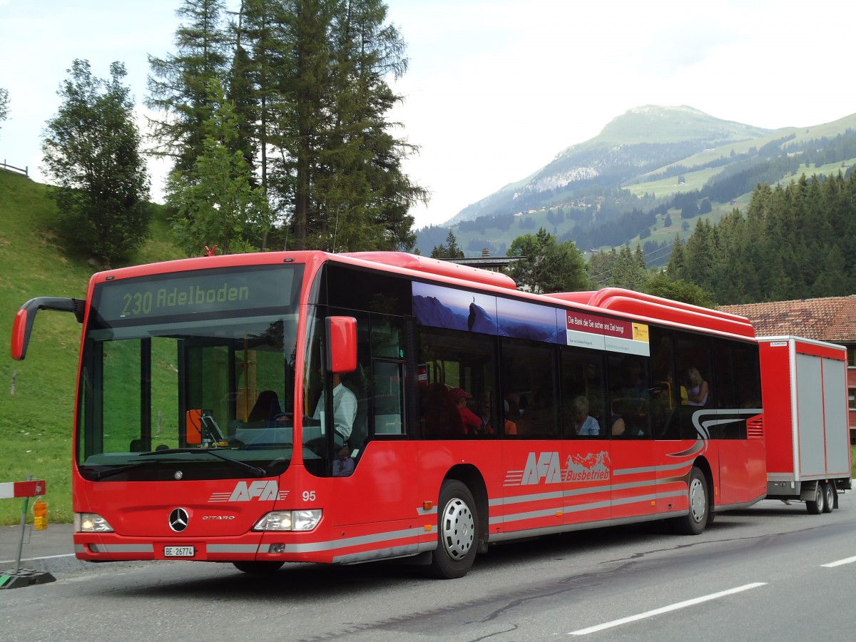 (127'967) - AFA Adelboden - Nr. 95/BE 26'774 - Mercedes am 11. Juli 2010 in Adelboden, Oey