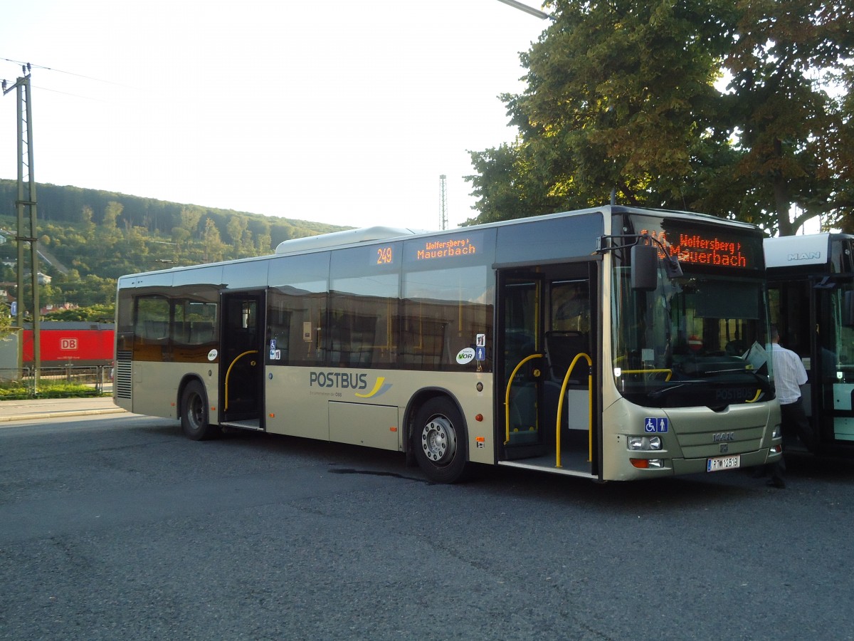 (128'451) - PostBus - PT 12'519 - MAN am 9. August 2010 in Wien, Htteldorf