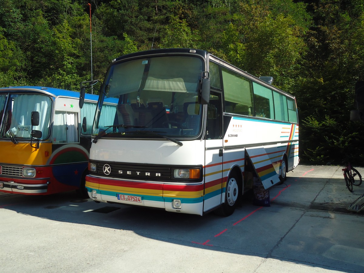 (128'971) - Aus Deutschland: ??? - ES 07'524 - Setra am 22. August 2010 in Thayngen, Wohnbustreffen