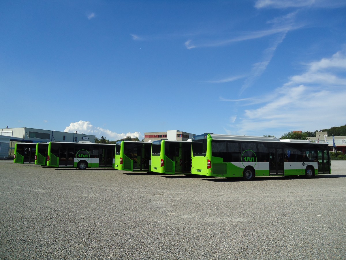 (129'680) - TRN La Chaux-de-Fonds - Nr. 334 - Mercedes am 12. September 2010 in Kloten, EvoBus