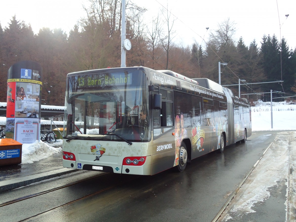 (131'325) - Bernmobil, Bern - Nr. 809/BE 612'809 - Volvo am 7. Dezember 2010 in Bern, Bmpliz