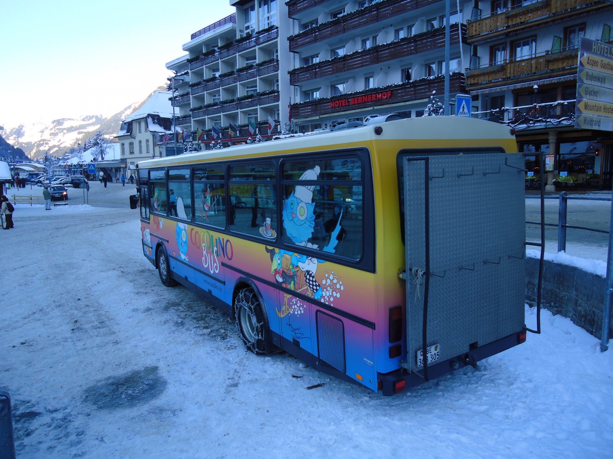 (131'864) - AVG Grindelwald - Nr. 19/BE 363'305 - Vetter am 31. Dezember 2010 beim Bahnhof Grindelwald