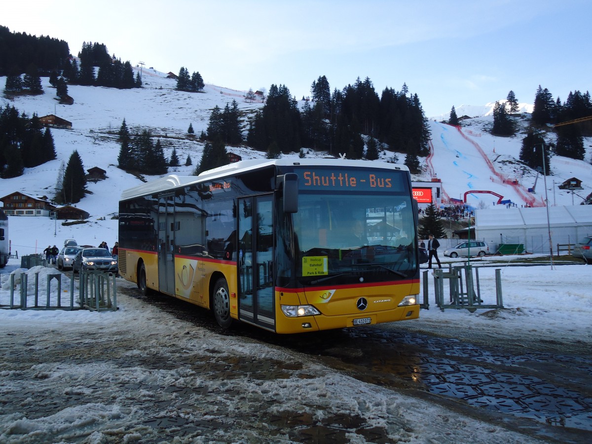 (132'184) - AVG Meiringen - Nr. 71/BE 412'071 - Mercedes am 8. Januar 2011 in Adelboden, Weltcup