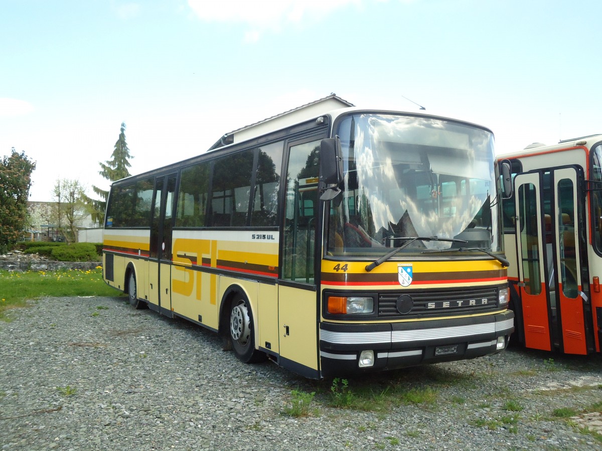 (133'267) - STI Thun - Nr. 44 - Setra (ex AGS Sigriswil) am 13. April 2011 in Romanshorn, Spitz