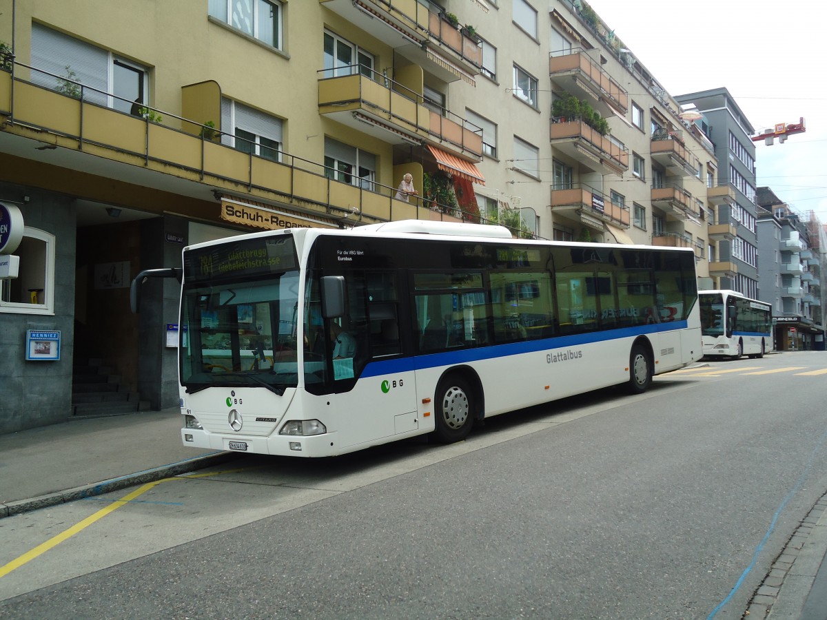 (134'877) - Welti-Furrer, Zrich - Nr. 61/ZH 634'610 - Mercedes (ex Frhlich, Zrich Nr. 610) am 10. Juli 2011 beim Bahnhof Zrich-Oerlikon