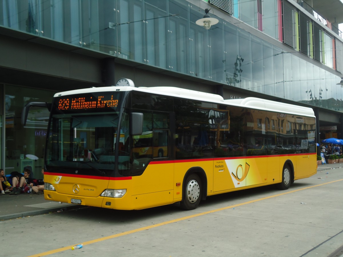 (134'950) - PostAuto Ostschweiz - Nr. 17/TG 158'217 - Mercedes am 10. Juli 2011 beim Bahnhof Frauenfeld