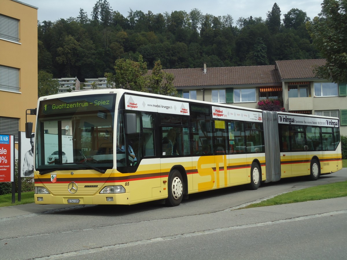 (135'406) - STI Thun - Nr. 85/BE 543'385 - Mercedes am 6. August 2011 in Steffisburg, Flhli