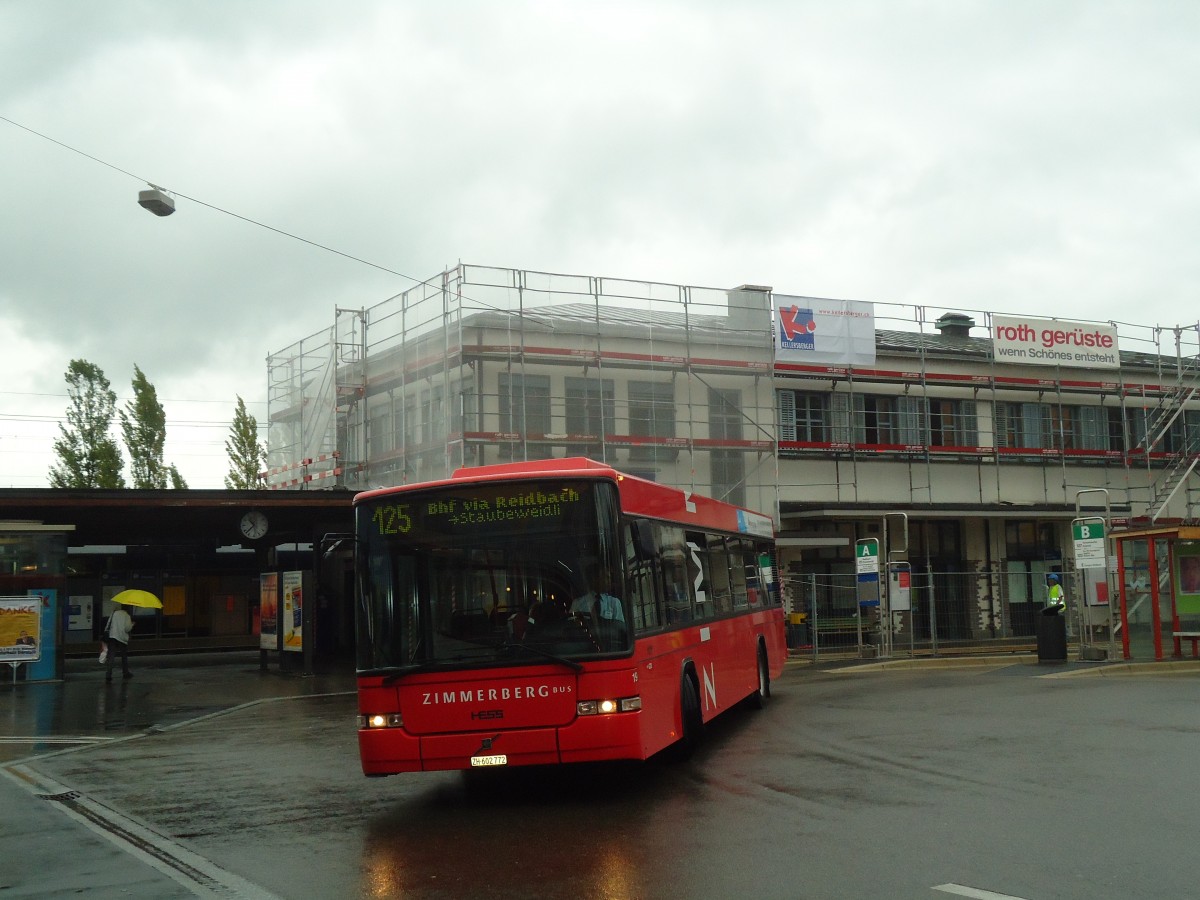 (135'810) - AHW Horgen - Nr. 19/ZH 602'772 - Volvo/Hess am 5. September 2011 beim Bahnhof Wdenswil