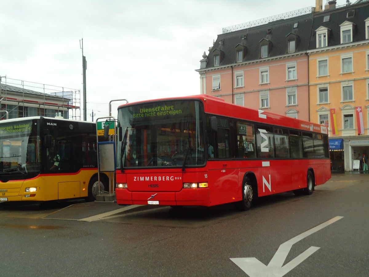 (135'811) - AHW Horgen - Nr. 15/ZH 687'453 - Volvo/Hess am 5. September 2011 beim Bahnhof Wdenswil