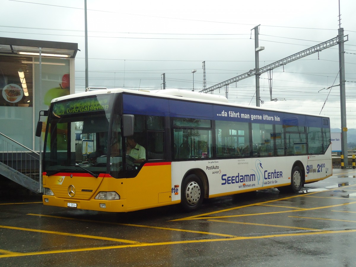 (135'829) - Kistler, Reichenburg - SZ 58'004 - Mercedes am 5. September 2011 beim Bahnhof Pfffikon