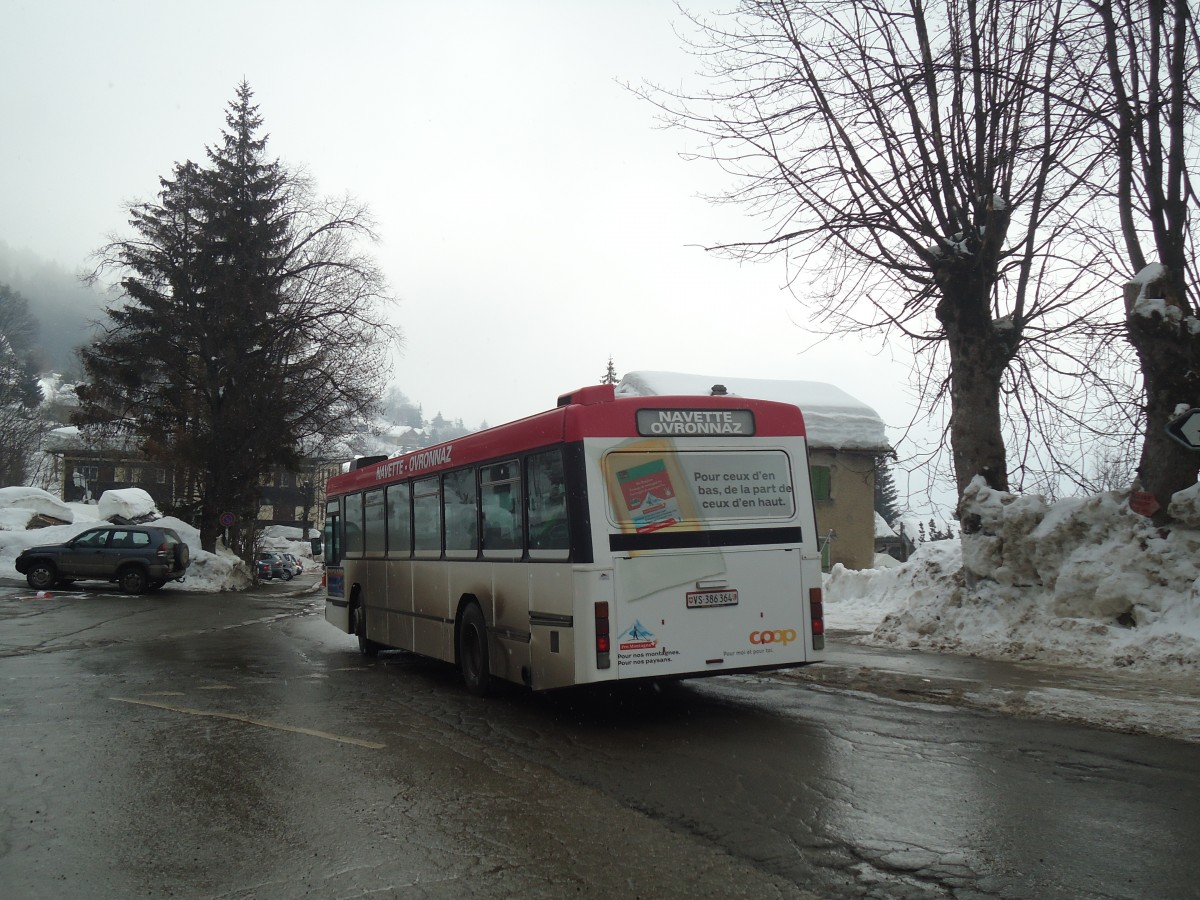 (137'755) - Buchard, Leytron - Nr. 106/VS 386'364 - Volvo/R&J (ex Bernmobil, Bern Nr. 106) am 19. Februar 2012 in Ovronnaz, La Croise