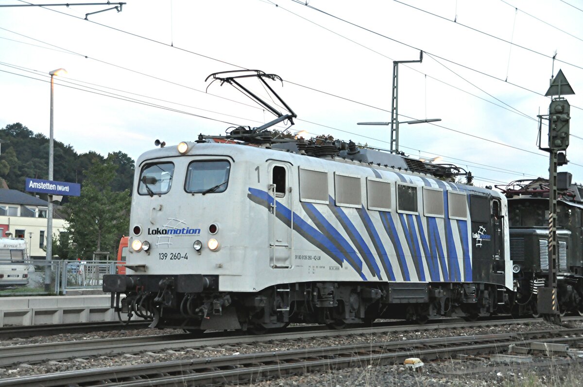 139 260-4 von Lokomotion in Amstetten am 12.09.2010.