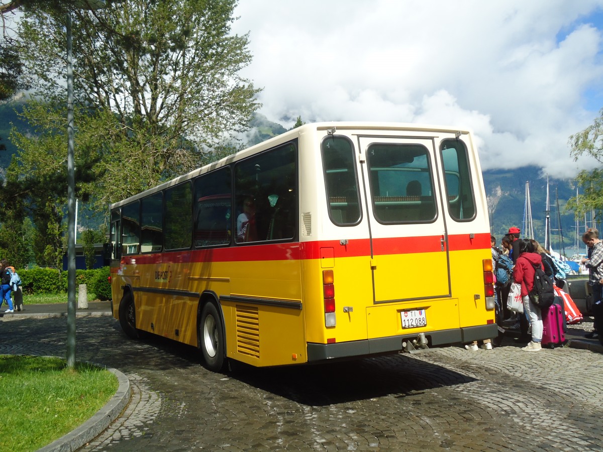 (139'382) - Marchetti, Airolo - TI 112'088 - NAW/Hess (ex PostAuto Bern; ex AVG Meiringen Nr. 66; ex P 24'452) am 11. Juni 2012 beim Bahnhof Flelen