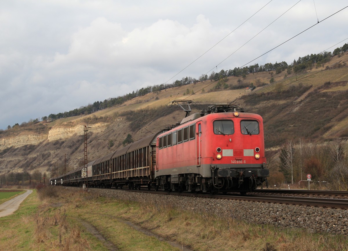 140 856-6 am 21. Februar 2014 bei Thngersheim.